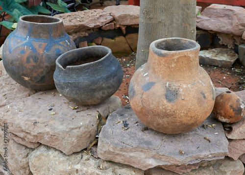  clay pots in the city