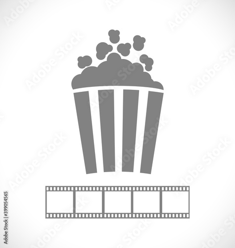 pop corn with film reel