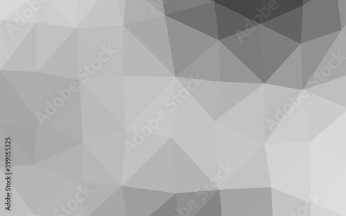 Fototapeta Naklejka Na Ścianę i Meble -  Light Silver, Gray vector polygon abstract backdrop.