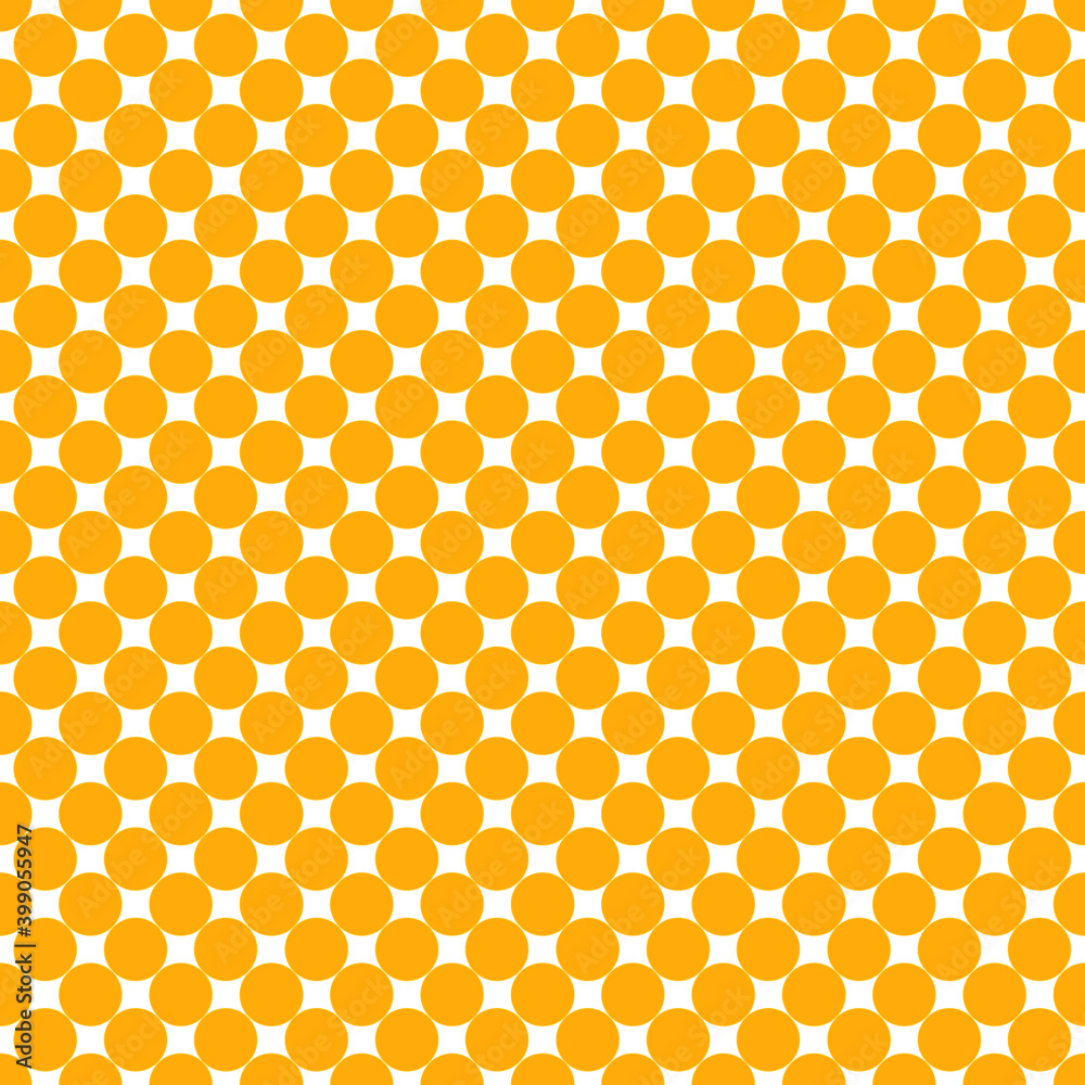Simply seamless pattern design of black polka dots isolated on white background. Decorating for wrapping paper, wallpaper, fabric, backdrop and etc.
