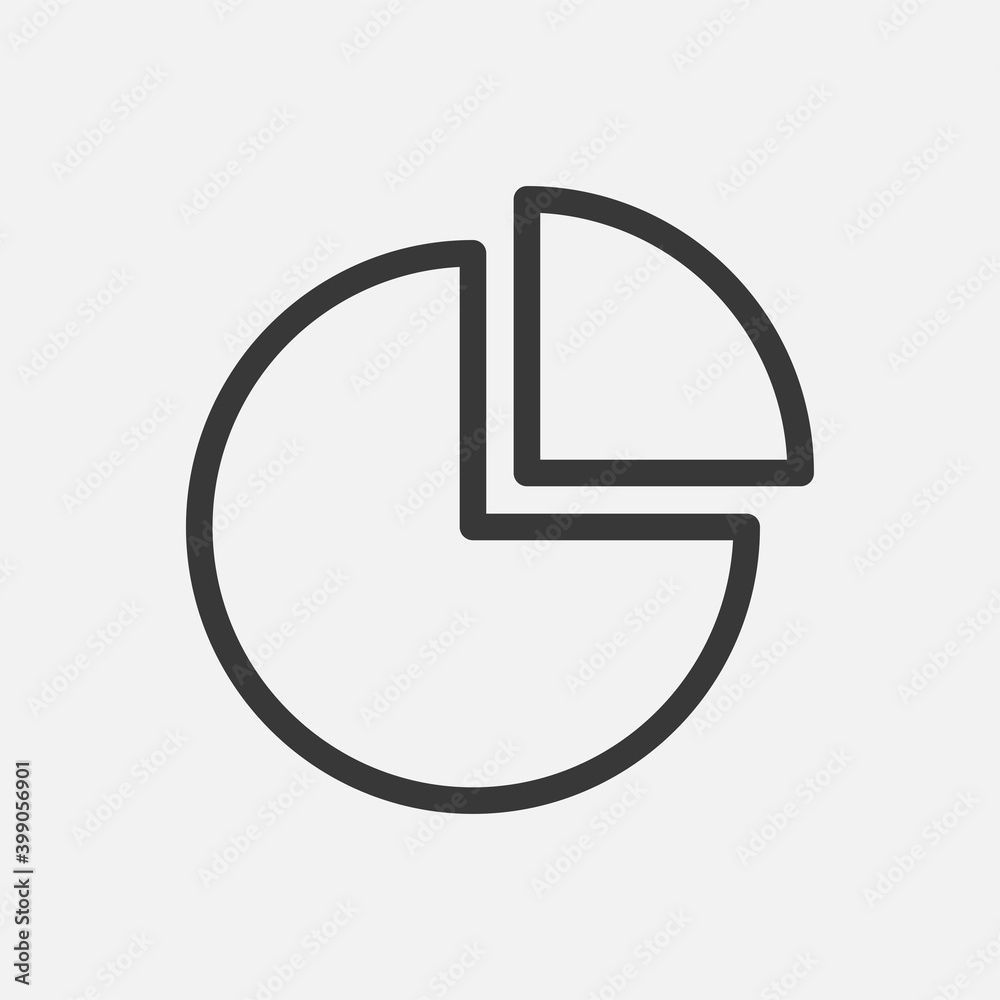Pie chart icon isolated on background. Diagram symbol modern, simple, vector, icon for website design, mobile app, ui. Vector Illustration Pie chart icon isolated on background. Diagram symbol modern, simple, vector, icon for website design, mobile app, ui. Vector Illustration