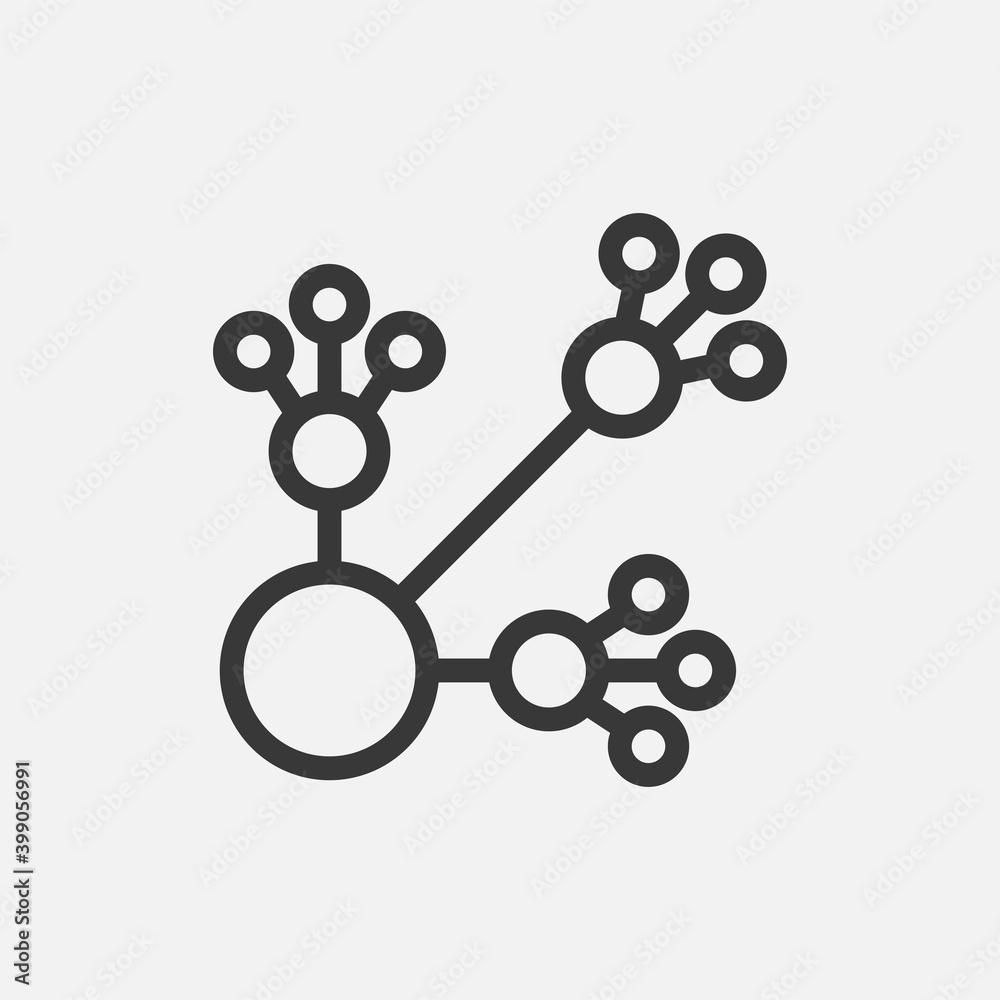 Algorithm icon isolated on background. Structure symbol modern, simple, vector, icon for website design, mobile app, ui. Vector Illustration Algorithm icon isolated on background. Structure symbol modern, simple, vector, icon for website design, mobile app, ui. Vector Illustration