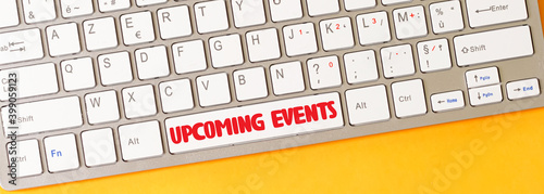 upcoming events on keyboard