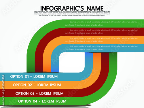 Timeline lable infographic template