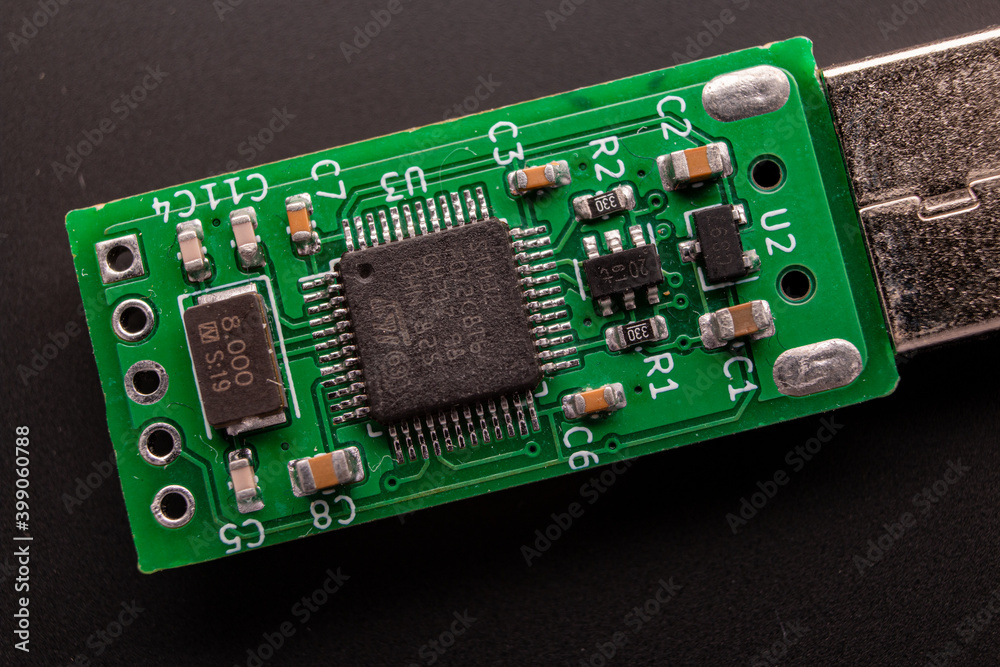 electronic printed circuit board macro close up electronic printed circuit board macro close up