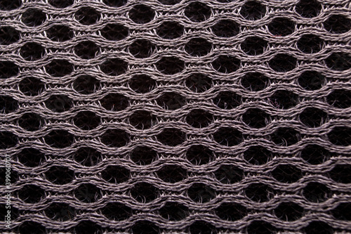 black and gray grid texture close up