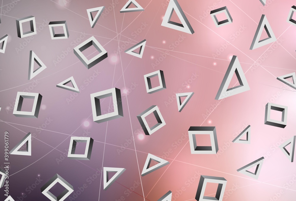 Light Pink vector background with rectangles. Light Pink vector background with rectangles.