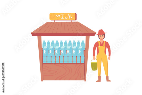 Dairy Products Kiosk Composition