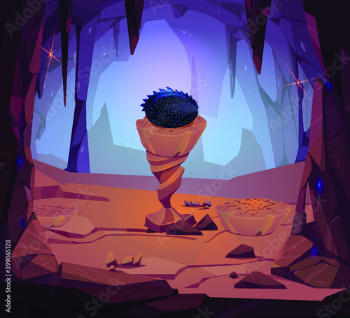 dragon egg in a cave