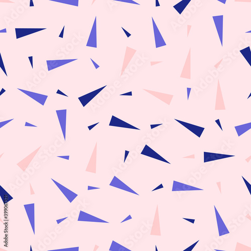 Seamless abstract geometric pattern. Beautiful for textile or paper print. Vector illustration. Cute repeating background.