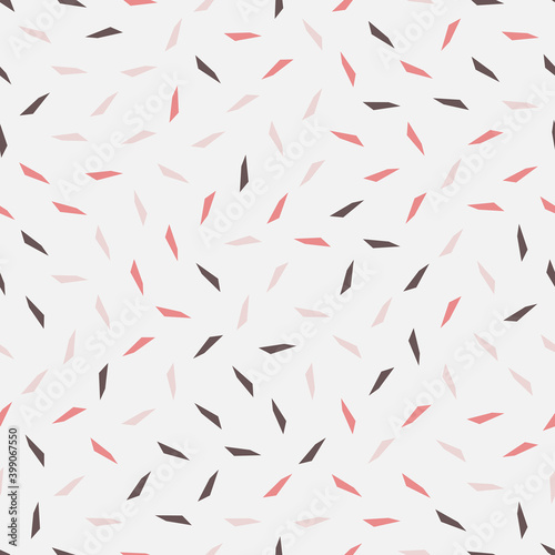 Seamless abstract geometric pattern. Beautiful for textile or paper print. Vector illustration. Cute repeating background.