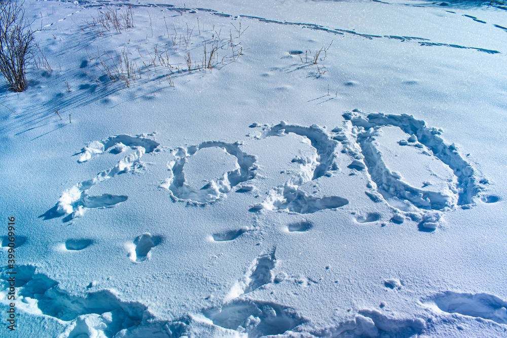 2020 in the snow
2020 in the snow