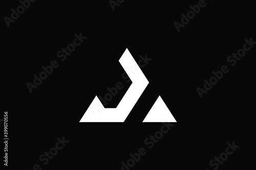 AD logo letter design on luxury background. DA logo monogram initials letter concept. AD icon logo design. DA elegant and Professional letter icon design on black background. AD DA