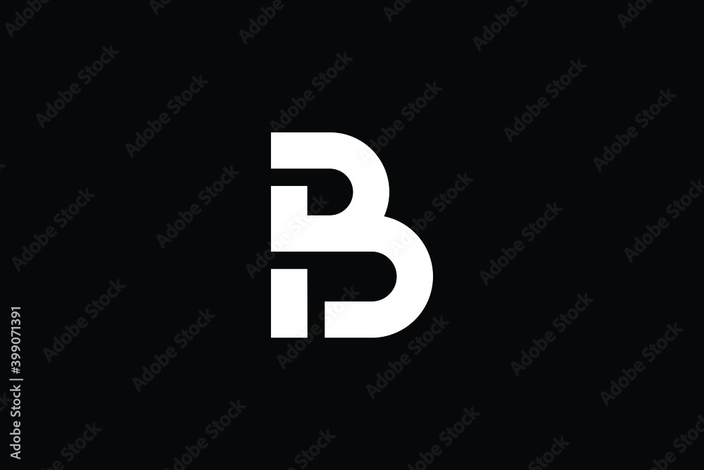 B logo letter design on luxury background. B logo monogram initials letter concept. BP icon logo design. PB elegant and Professional letter icon design on black background. B BP PB B logo letter design on luxury background. B logo monogram initials letter concept. BP icon logo design. PB elegant and Professional letter icon design on black background. B BP PB