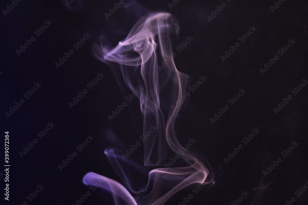 Obraz premium smoke incense meditation abstract background spiritual background ritual aroma