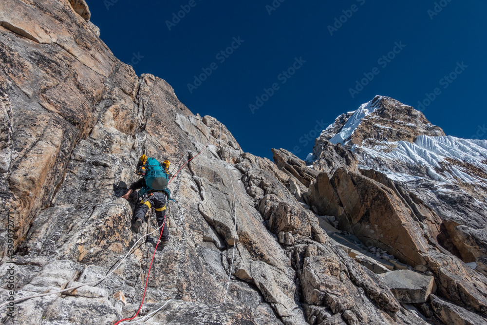 Ama Dablam Climb to Camp 2, Himalaya