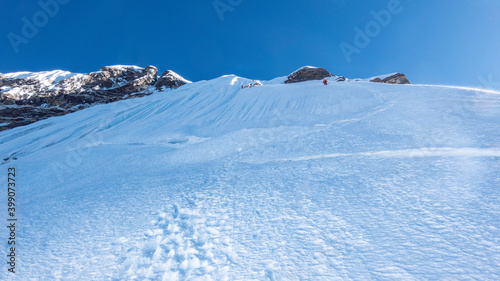 Ama Dablam Descent from Summit, Himalaya