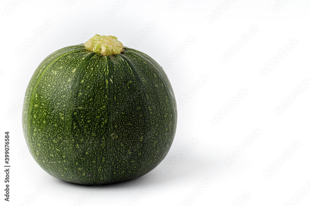 green zucchini isolated on white background green zucchini isolated on white background
