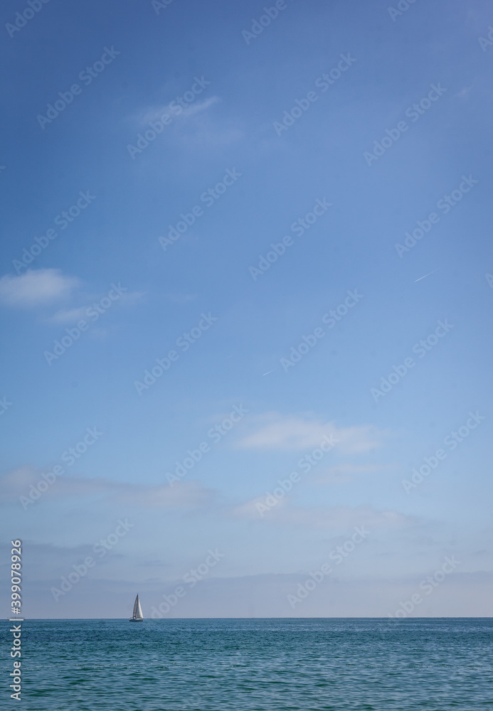 boat on the sea