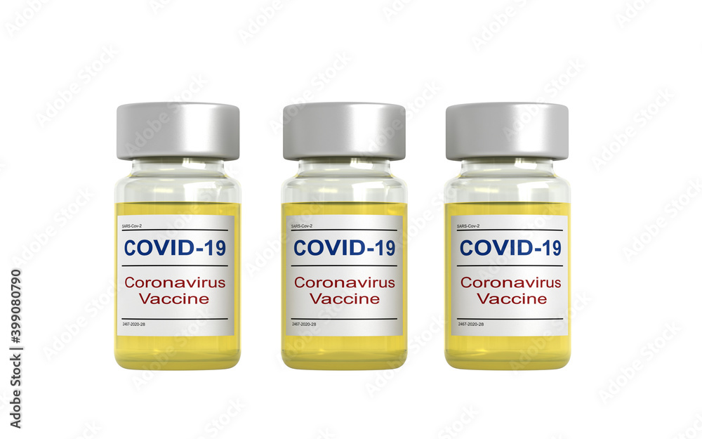 Coronavirus vaccine vial Coronavirus vaccine vial