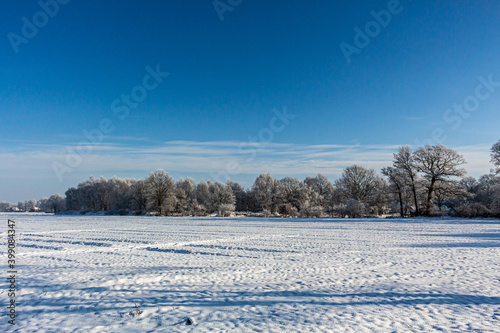 Winter am Küstenkanal bei Oldenburg photo