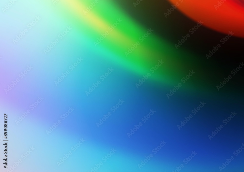 Obraz premium Dark Multicolor, Rainbow vector abstract blurred background.