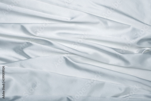 White wave silk fabric horizontal background