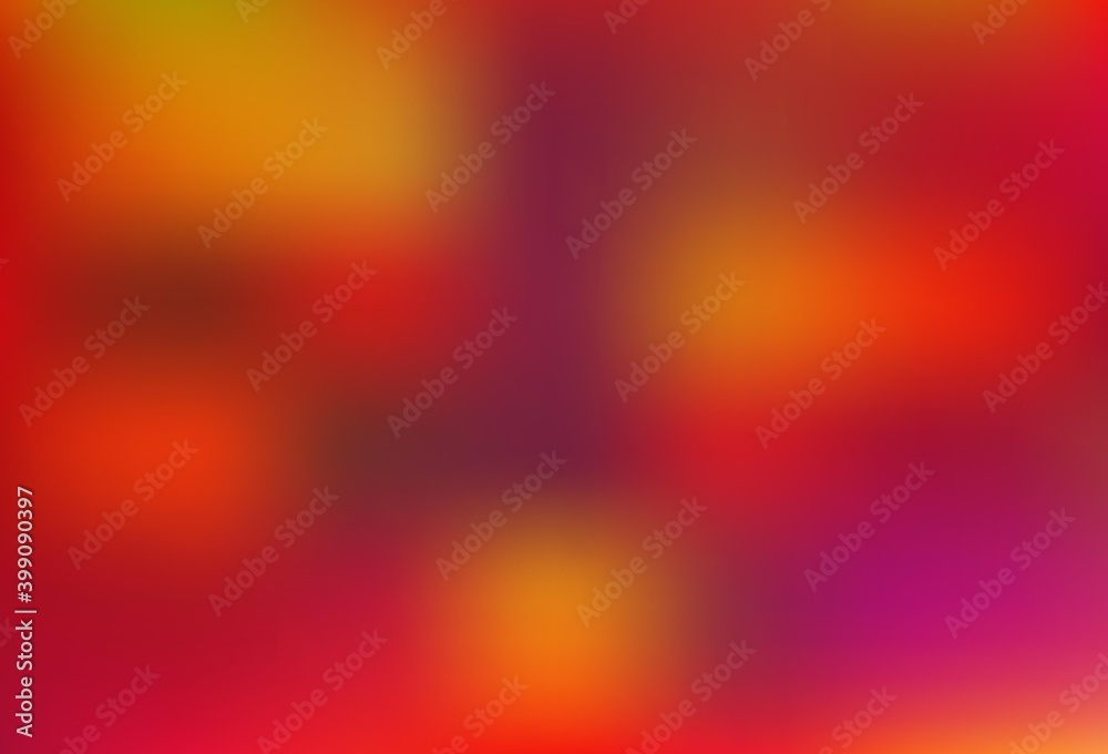 Light Red, Yellow vector blurred background. Light Red, Yellow vector blurred background.