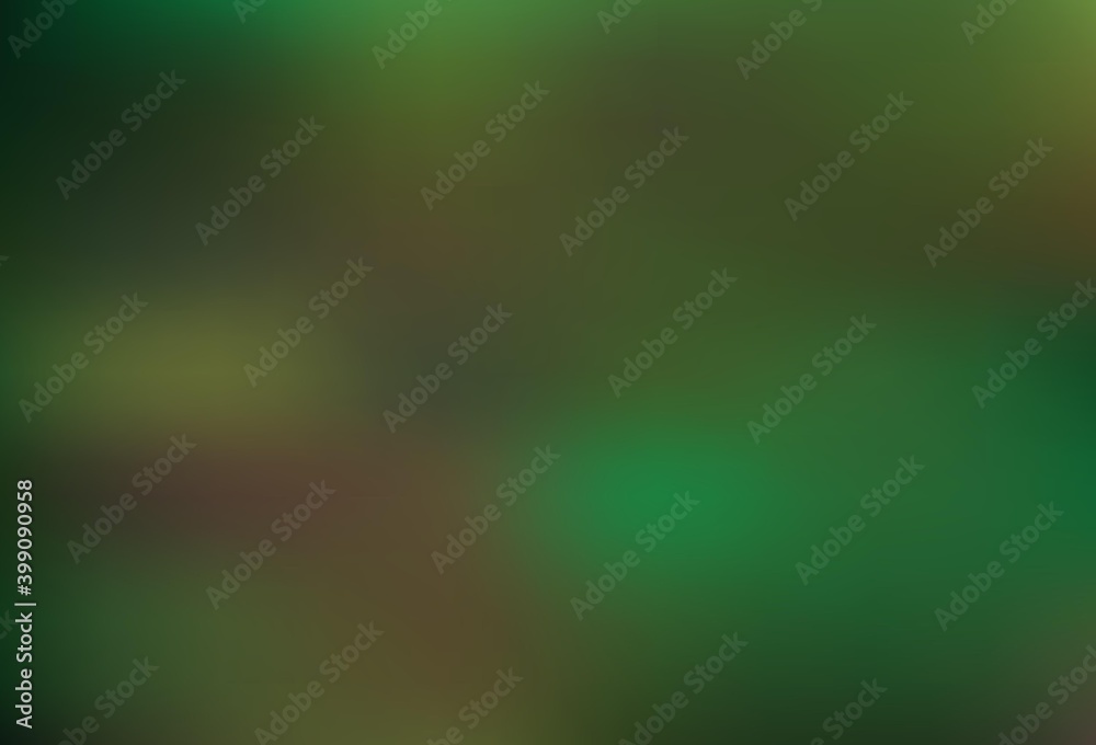 Obraz premium Dark Green vector glossy abstract backdrop.