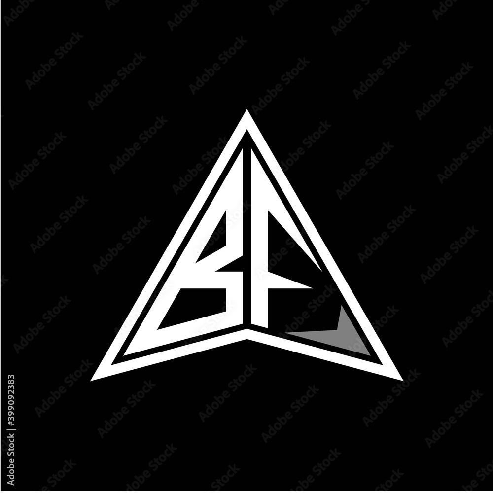 B F initials in the form of a modern minimalist arrow. perfect for letters, game profiles, computer arrows and more B F initials in the form of a modern minimalist arrow. perfect for letters, game profiles, computer arrows and more