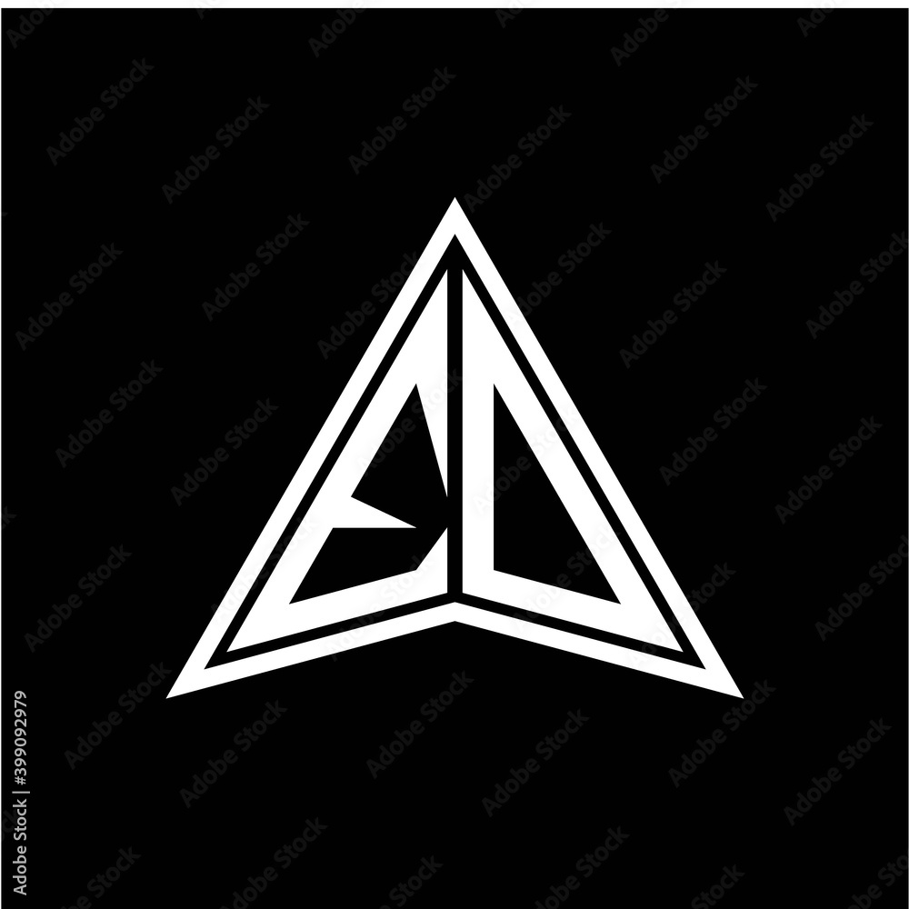 E O initials in the form of a modern minimalist arrow. perfect for letters, game profiles, computer arrows and more E O initials in the form of a modern minimalist arrow. perfect for letters, game profiles, computer arrows and more