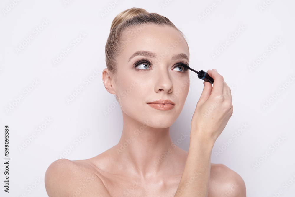 Make-up mascara eyelashes