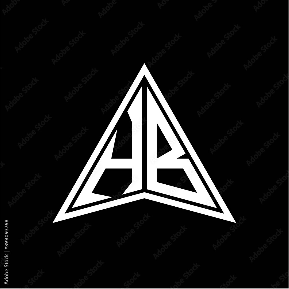 H B initials in the form of a modern minimalist arrow. perfect for letters, game profiles, computer arrows and more H B initials in the form of a modern minimalist arrow. perfect for letters, game profiles, computer arrows and more