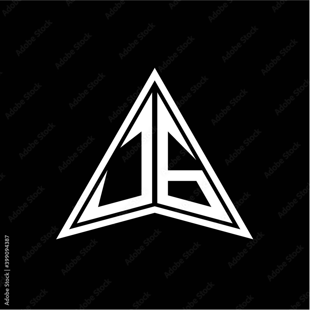 J G initials in the form of a modern minimalist arrow. perfect for letters, game profiles, computer arrows and more