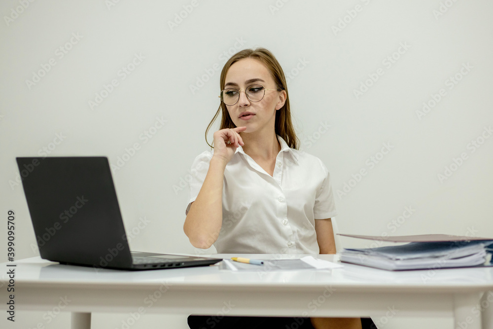Happy smiling businesswoman having a business call, discussing meetings, planning her work day, using smartphone. Happy smiling businesswoman having a business call, discussing meetings, planning her work day, using smartphone.