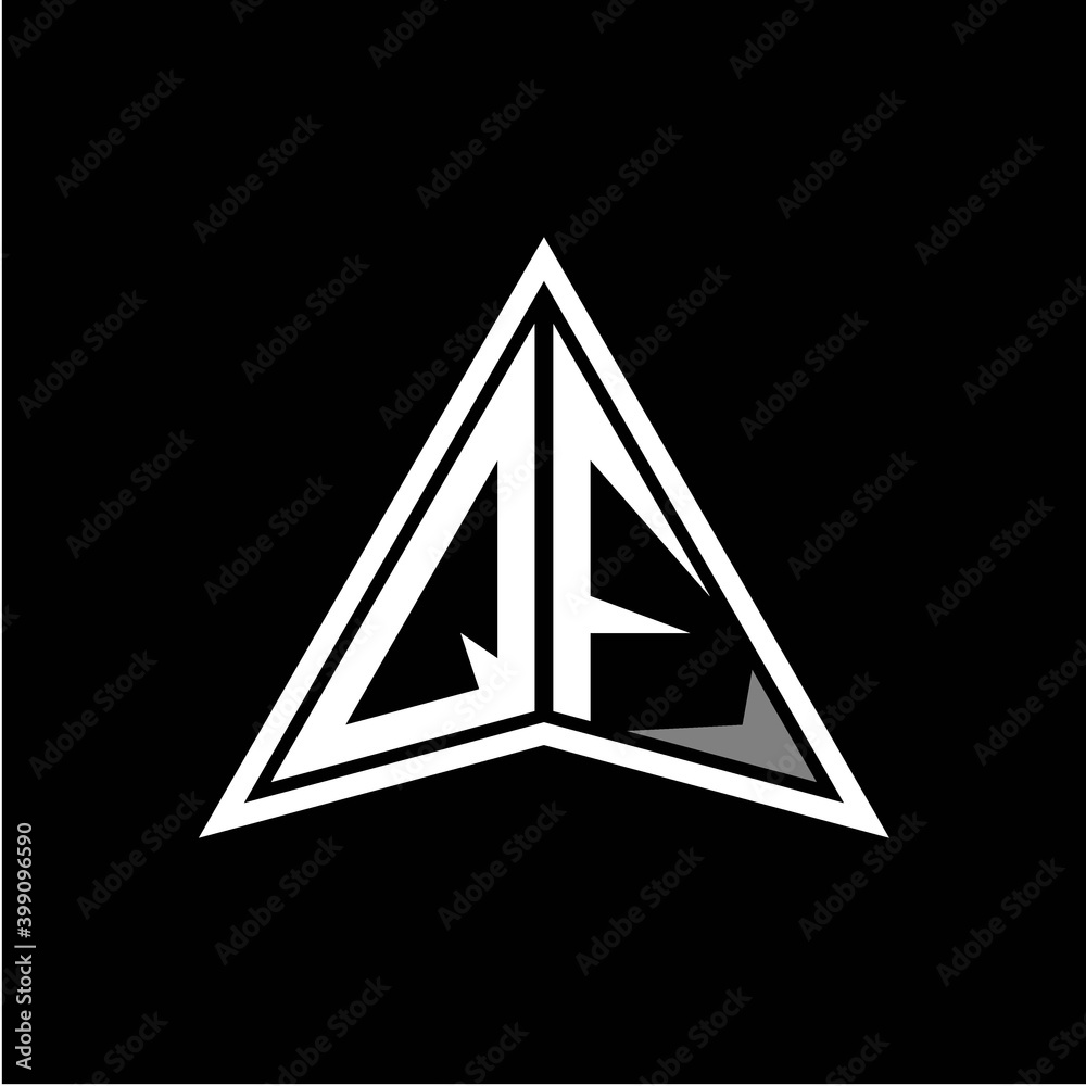 Q F initials in the form of a modern minimalist arrow. perfect for letters, game profiles, computer arrows and more Q F initials in the form of a modern minimalist arrow. perfect for letters, game profiles, computer arrows and more