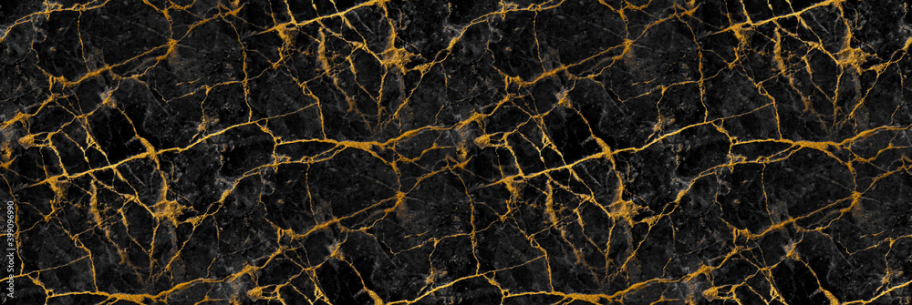 Black marble with golden veins. Natural stone texture. Abstract luxury background. Black marble with golden veins. Natural stone texture. Abstract luxury background.