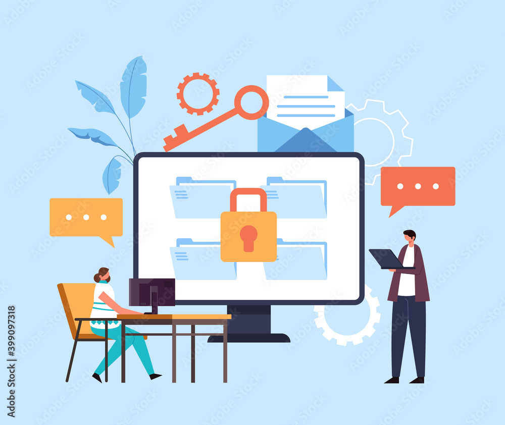 Safe data file document transfer concept. Vector flat graphic design illustration Safe data file document transfer concept. Vector flat graphic design illustration