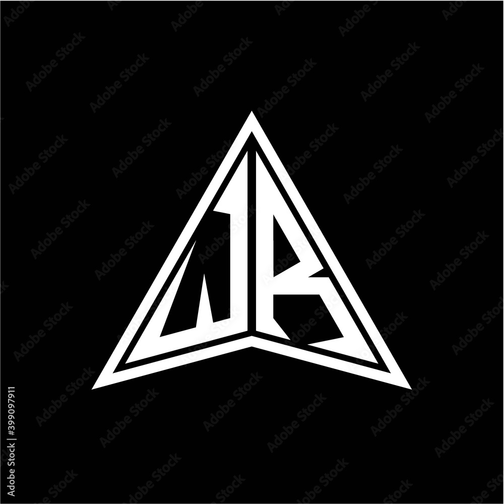 W R initials in the form of a modern minimalist arrow. perfect for letters, game profiles, computer arrows and more W R initials in the form of a modern minimalist arrow. perfect for letters, game profiles, computer arrows and more