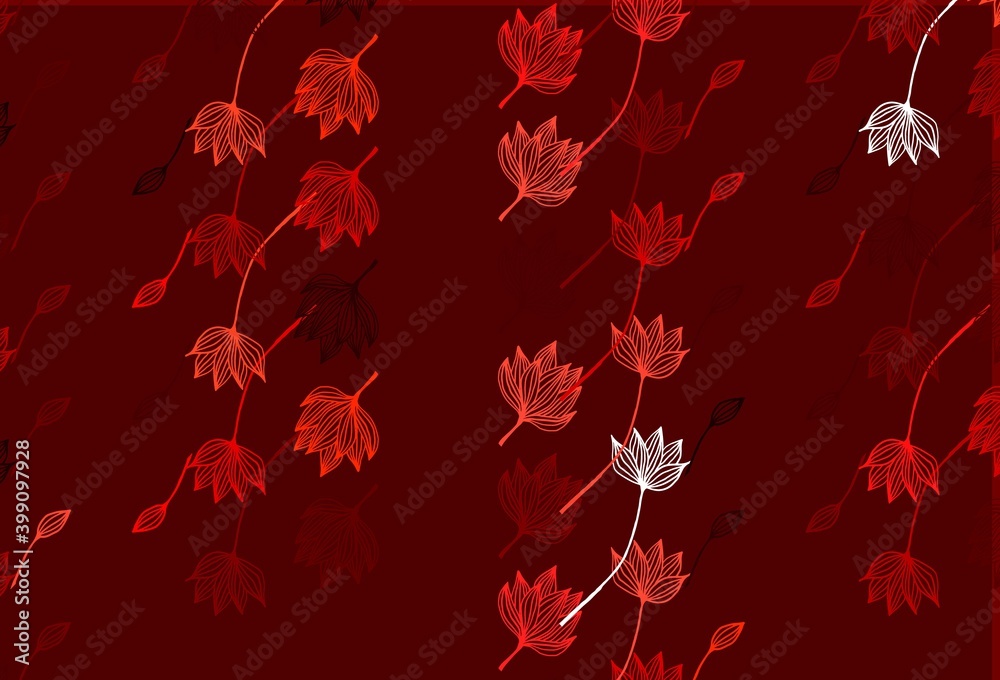 Obraz premium Light Red vector hand painted template.