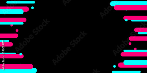 Colored modern background in the style of the social network. Digital background. Stream cover. Social media concept. Vector illustration.