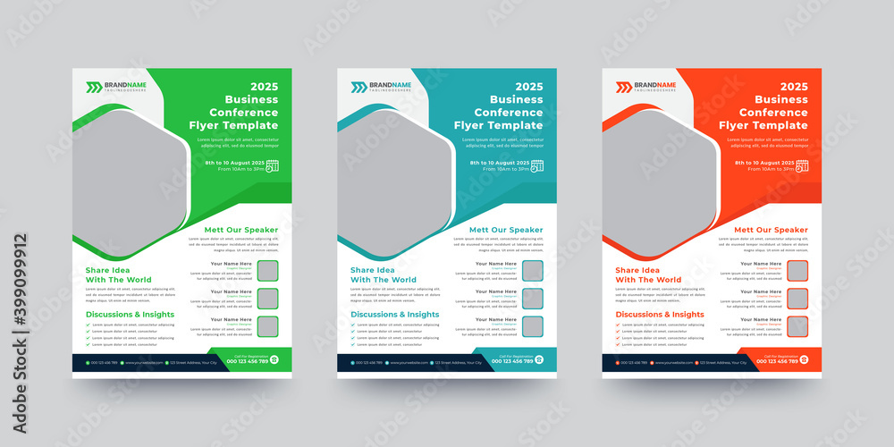 Business Conference Flyer Template Design