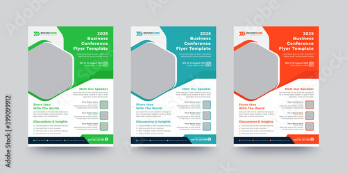 Business Conference Flyer Template Design