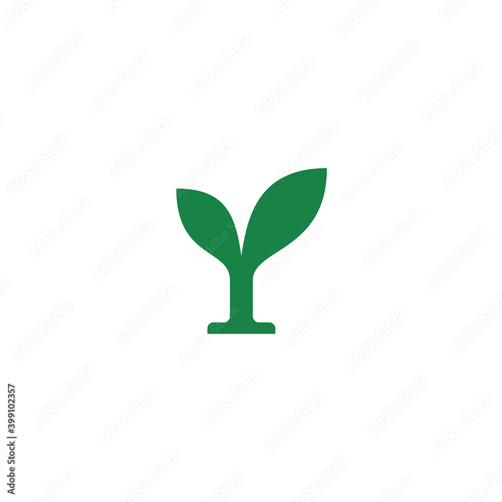 Leaves logo or icon design Leaves logo or icon design