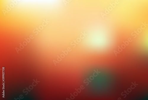 Light Red, Yellow vector blurred template.