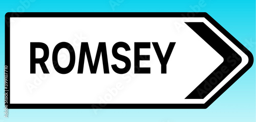 Romsey Road sign