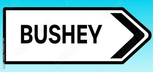 Bushey Road sign photo