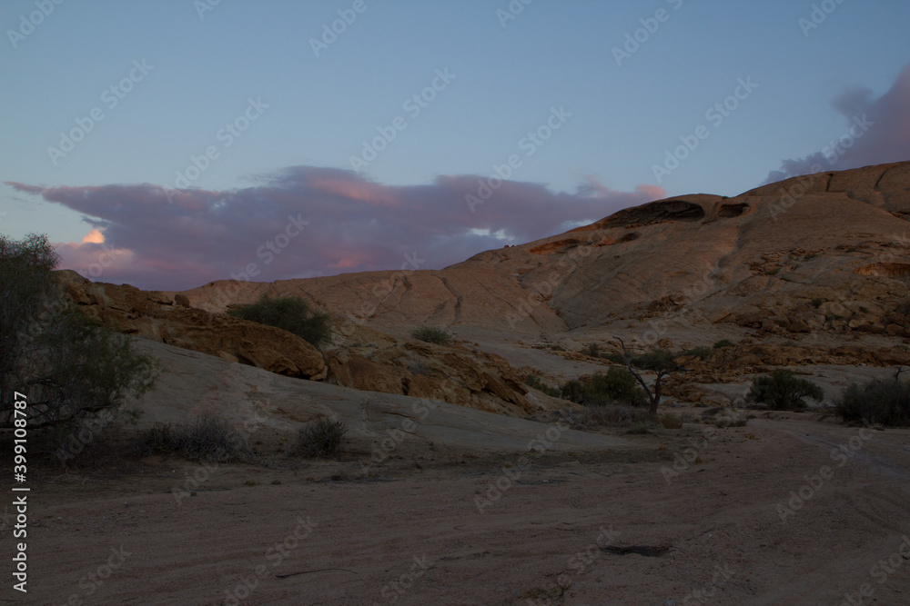 Sonnenuntergang in Namibia
