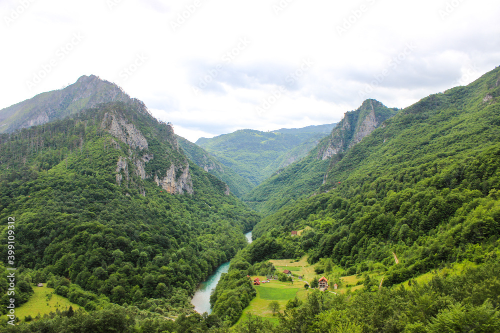 Черногория,  каньон реки Тара, река Тара (Montenegro, Tara river canyon, river Tara )