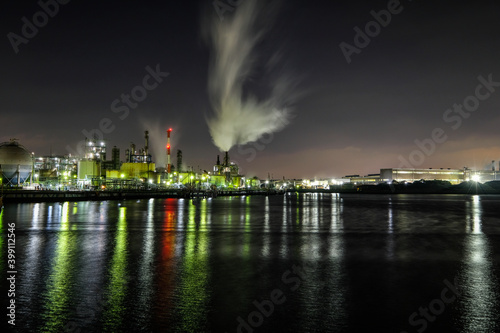 川崎の工場夜景 © Kazu8